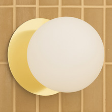 Lassie Opal Frosted Glass Cool White LED Outdoor Wall Light
